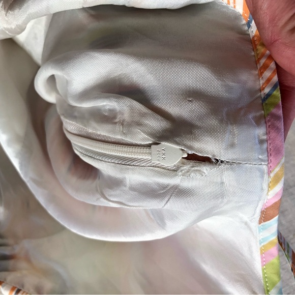 Trina Turk Vintage Y2K Pastel Striped spaghetti strap mini dress - Picture 8 of 9